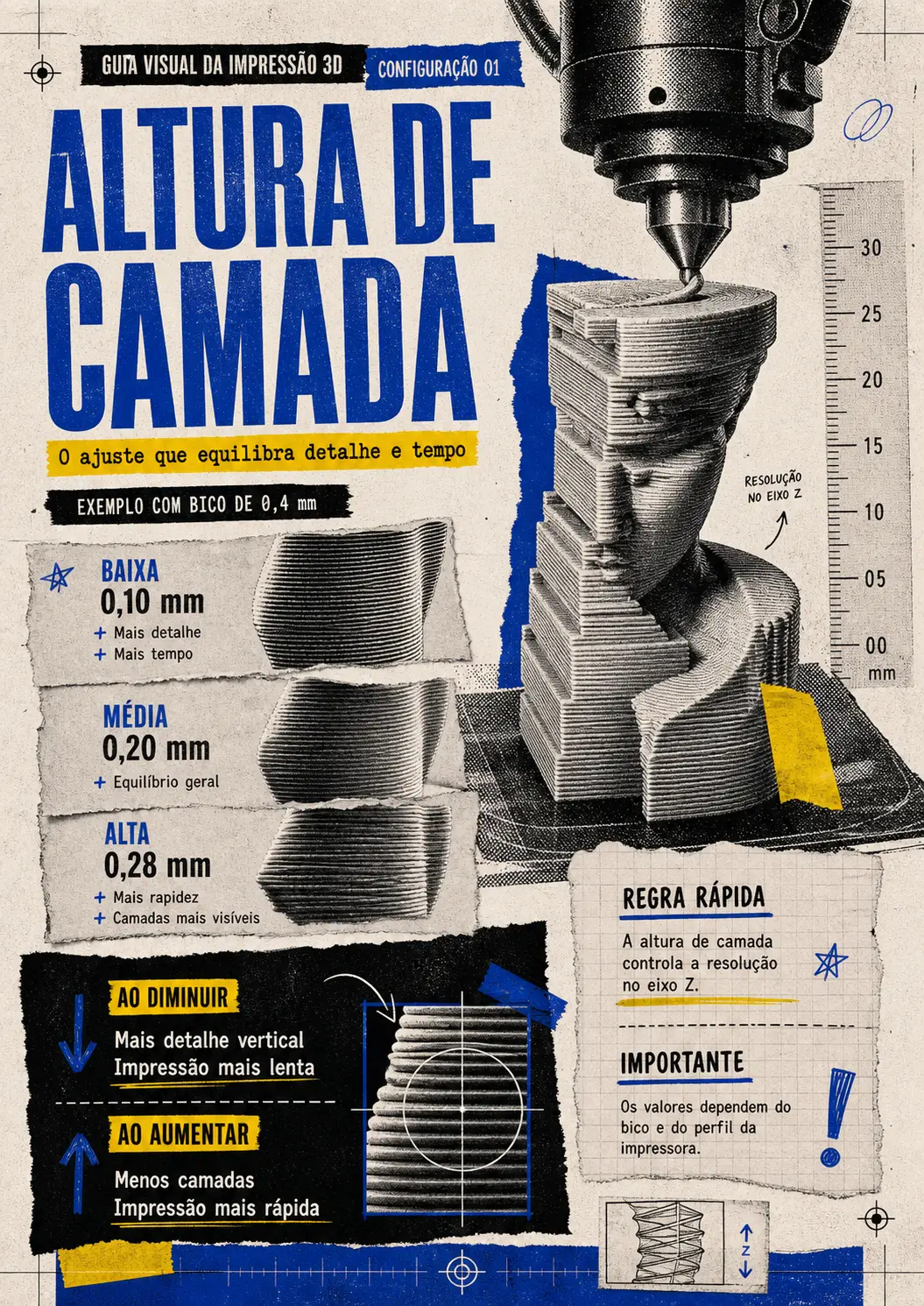 Prévia: Altura de camada