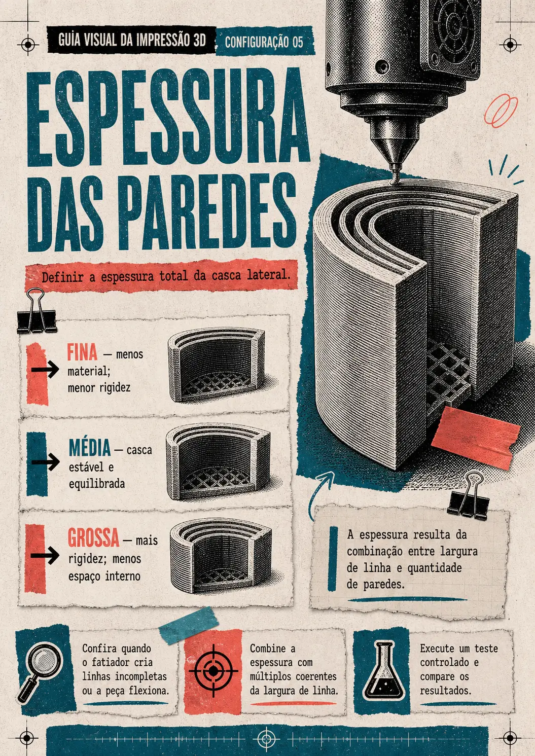 Prévia: Espessura das paredes