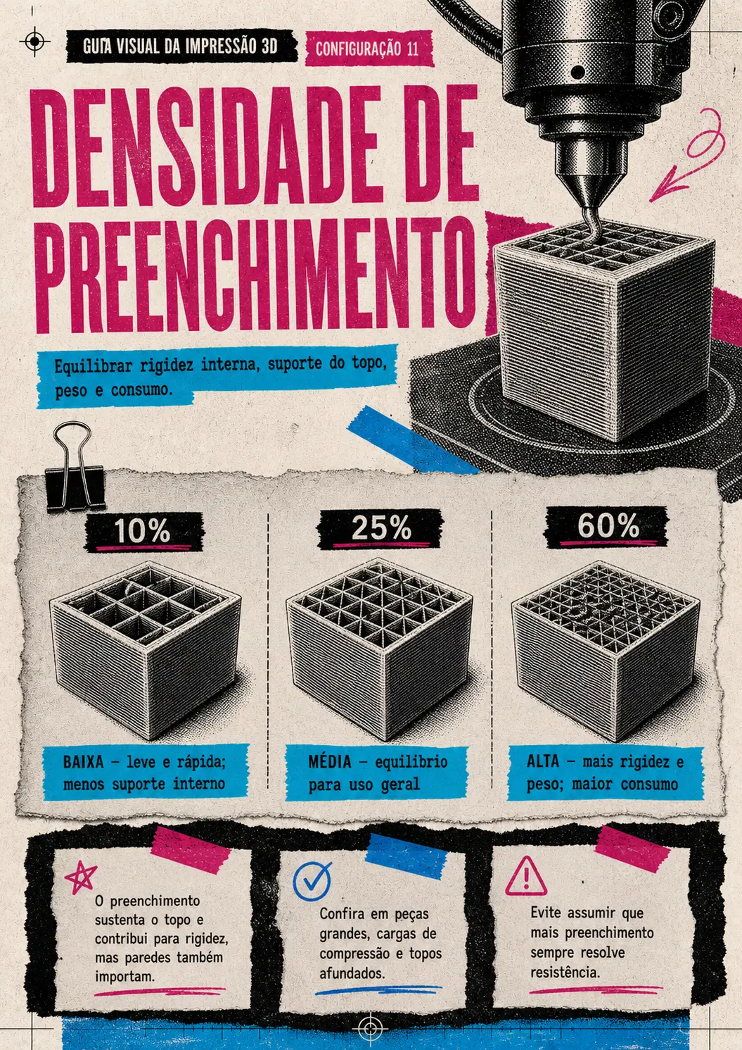 Prévia: Densidade de preenchimento